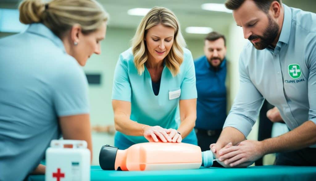 First aid training for church staff