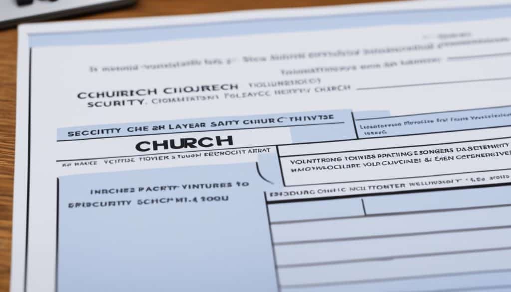 Church volunteer screening process